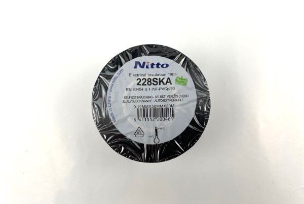Nitto Isolierband PVC 228 50mm x 20m schwarz - 228SKA5020 - Elektro ISO Tape