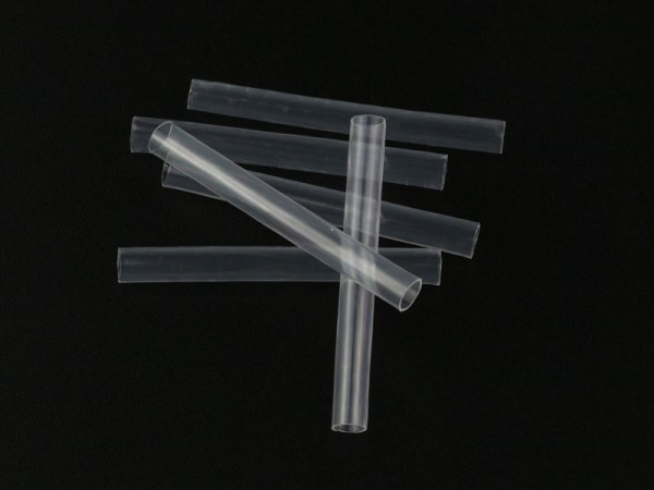 Kunststoff-Isolierhülsen 4,1x5,1x50mm natur transparent - Größe 4 - Gruppenringe