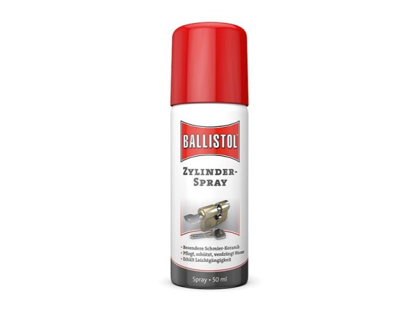 Ballistol Zylinderspray 50ml - 25941 - zur Pflege und Reinigung von Zylindern und Schlössern aller Art