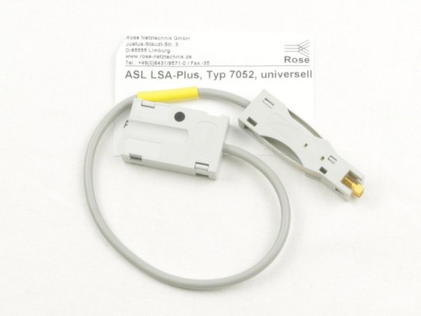 Rose Anschlussleitung ASL / LSA-PLUS Prüfschnur Typ 7052 universell - 1019027 - Adapterschnur 7052