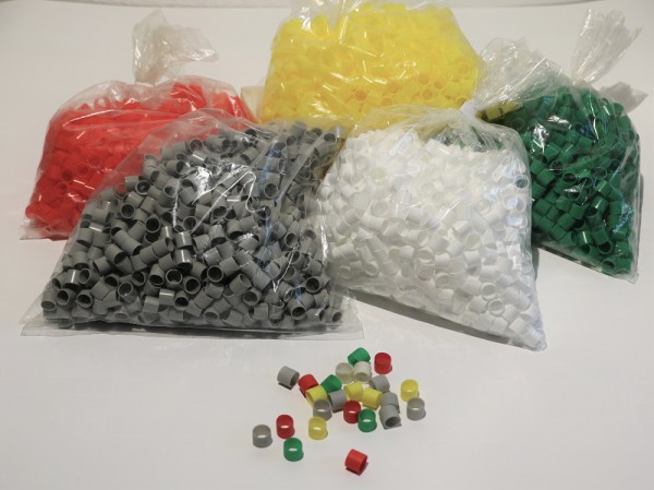 Gruppenringe für Fernmeldekabel aus Kunststoff in mehrere Farbvariationen und Größen - Hauptbündel - GRK5 - GRK7 - GRK10 - GRK 22