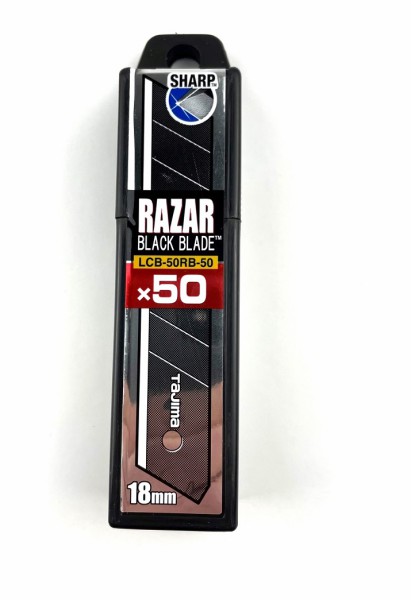 Tajima Cutterklingen RAZAR BLACK 18mm LCB50RB-50H 4975364110312 