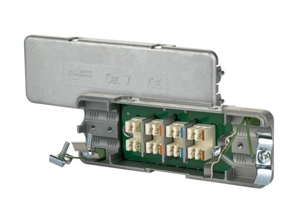 Metz Connect BTR Kabelverbinder Cat.7 IP20 geschirmt - 130863-E - zum Verbinden von Datenkabel - Verlegekabel - Reparatur - LSA-Klemme