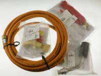 Borrmann Brennerset 4-teilig - 5808 - für Propangas - Gasregler - Schlauchleitung - Spargriff - Brennereinsatz Borrmann Brennerset 4-teilig - 5808 - für Propangas - Gasregler - Schlauchleitung - Spargriff - Brennereinsatz