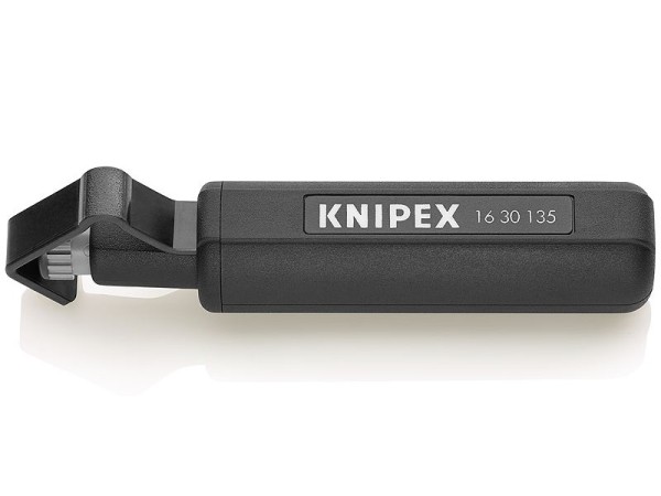 Knipex Abmantelungswerkzeug für Rundkabel 16 30 135 SB - Abmantelwerkzeug für Wendelschnitt