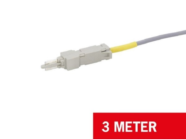 Cobinet LSA Prüfschnur 2/1 2-polig 3m für 1 DA - 3020 046-3,0.1 - 117028 - einseitig offen - Adapterschnur - Adapterkabel - Verbindungsschnur - Prüfkabel open end