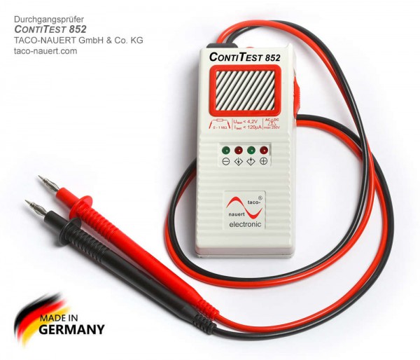Taco-Nauert CONTITEST 852 (ehem. TESTOCOM) Durchgangsprüfer Digital DATASAFE 0150