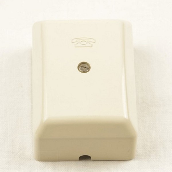 Verteilerdose VVDi 2 AP (Mini-Verteiler) perlweiß für 2 DA - 1-401.12.1.03 - Telefonverteiler - Verbindungsdose - Aufputz