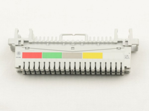 CommScope Krone LSA-PROFIL Anschlussleiste 2/10 grau mit Farbcode 1 für ...