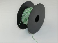 Schaltdraht Eca YV 2x0,6/1.1 RG100m Weiss/braun