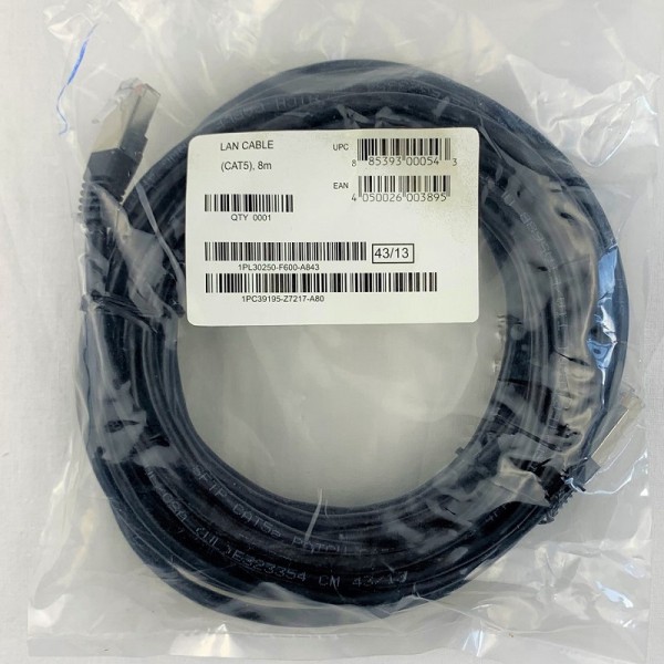 Patchkabel Cat.5e schwarz 8m - C39195-Z7217-A80 - Netzwerkkabel - Ethernet-Cable - DSL - LAN-Kabel - RoHS - Reach und UL-Norm 