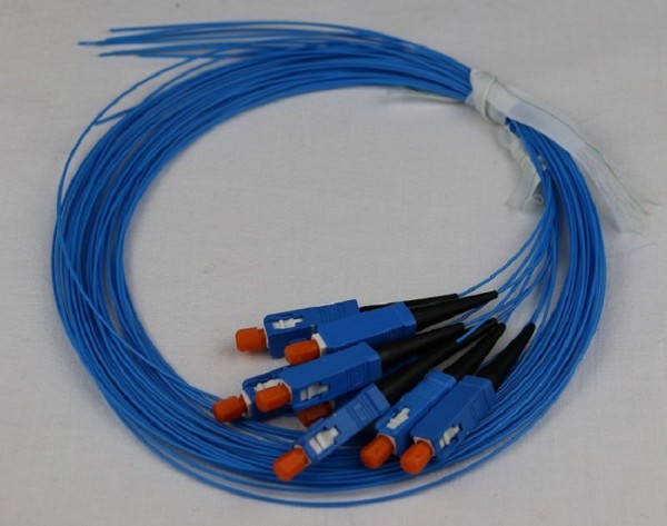 LWL-Faserpigtail SC 62,5/125µm OM1 Multimode blau 2m - PIGSCOM1-2 - einzeln - Lichtwellenleiter - Glasfaser